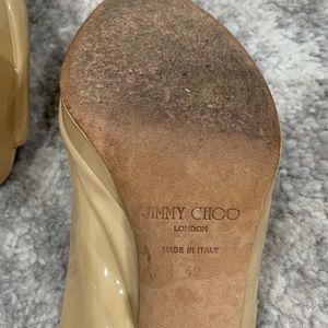 Jimmy Choo Shoes - Jimmy Choo Nude heel Jimmy Choo Shoes - Jimmy Choo Nude heel